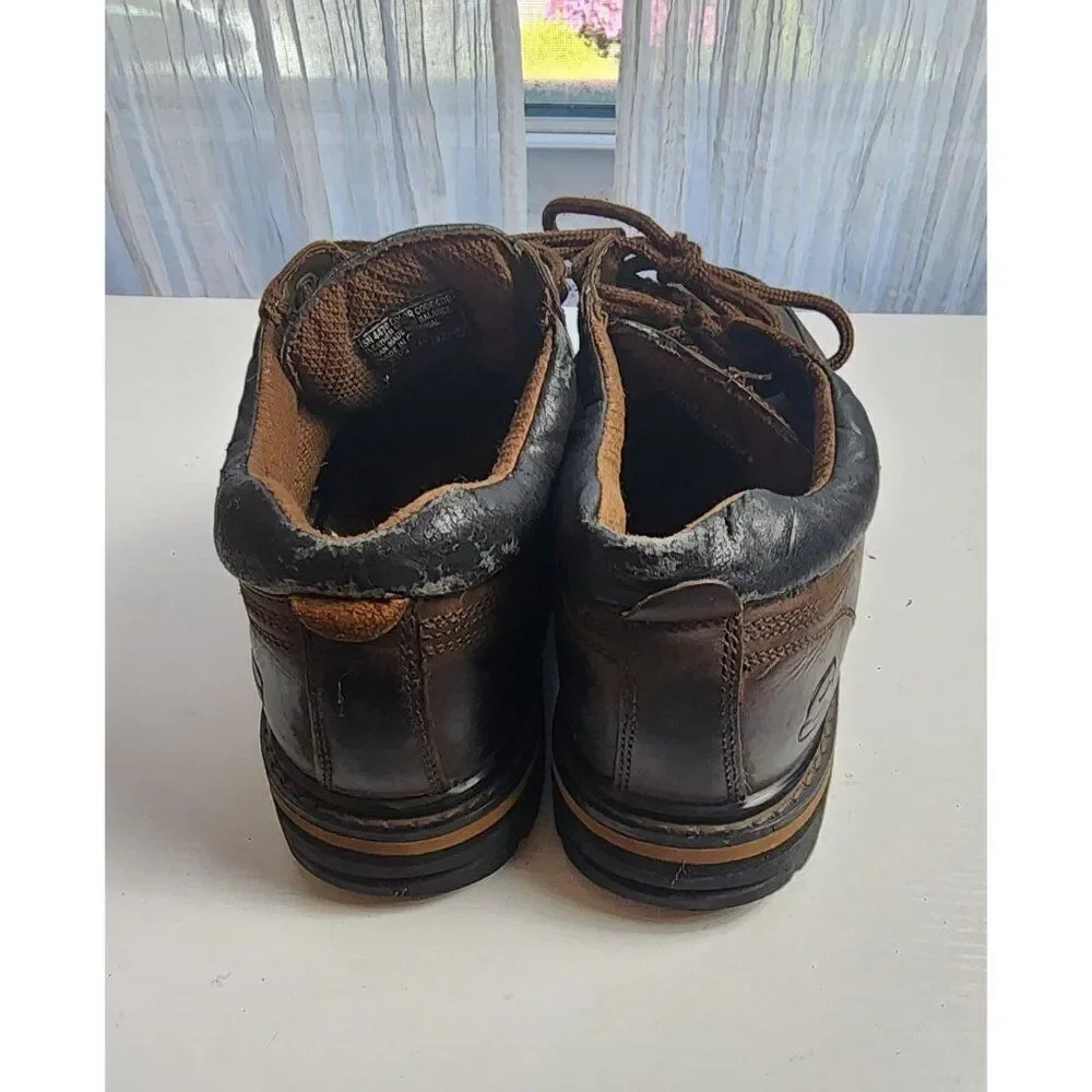 Skecher's Mariner Men's Size 10 Brown Leather Boots